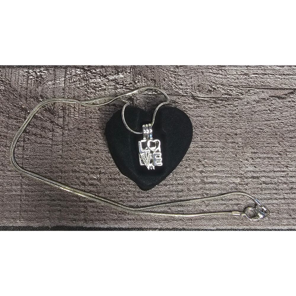 Pearl LOVE Necklace Oyster Kit Jewelry Pendant MY INSPIRATIONS Gift New DIY - Picture 10 of 16